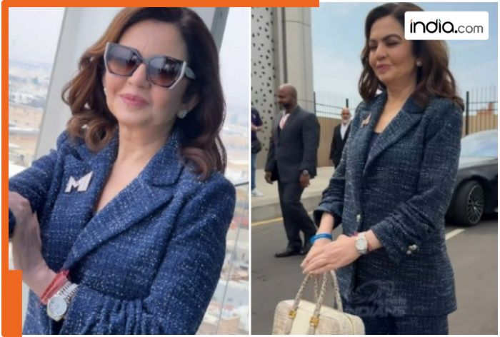 Nita Ambani’s insanely expensive watch features over a dozen jewels and white gold, costs a whopping Rs…