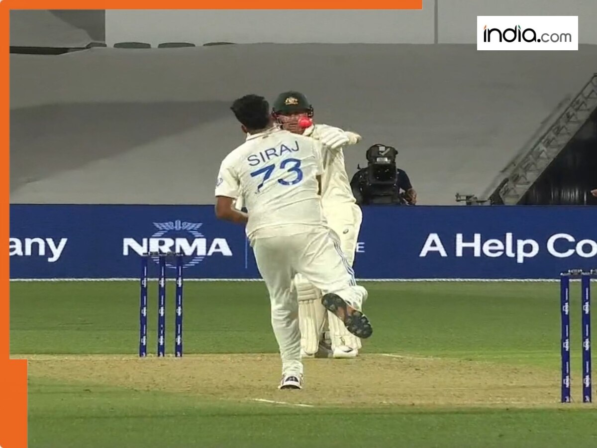 IND vs AUS : DSP मोहम्मद सिराज को मार्नस लाबुशेन पर आया गुस्सा, फेंककर मार दी गेंद, देखें VIDEO