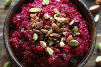 Indulge In The Rich And Creamy Goodness Of Beetroot Halwa