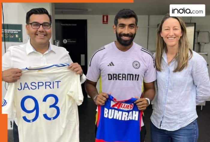 Jasprit Bumrah, Bumrah meets Western Bulldogs team, AUS vs IND, Boxing Day Test, MCG Test