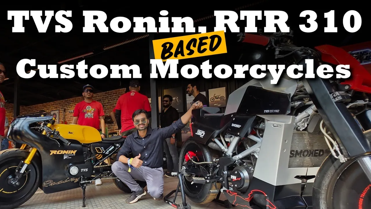 TVS MotoSoul 2024: Custom Bikes of TVS Ronin and TVS RTR 310