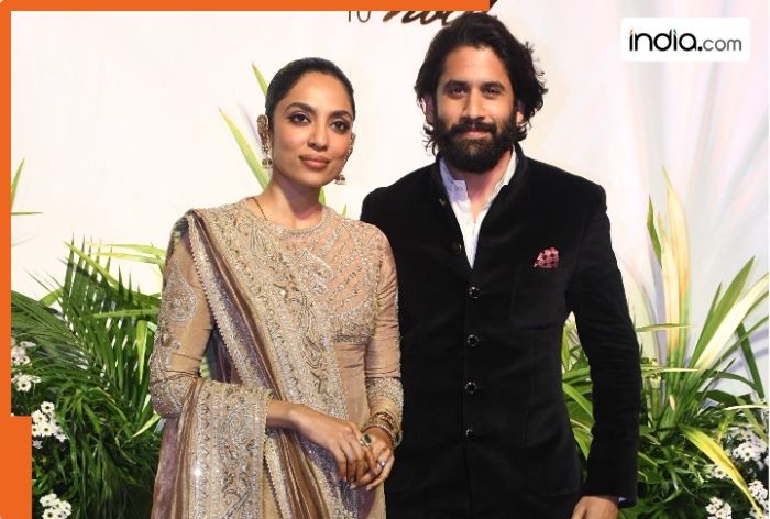 Newlywed Sobhita Dhulipala attends Aaliyah Kashyap’s reception with Naga Chaitanya, wears 150-year-old bridal…