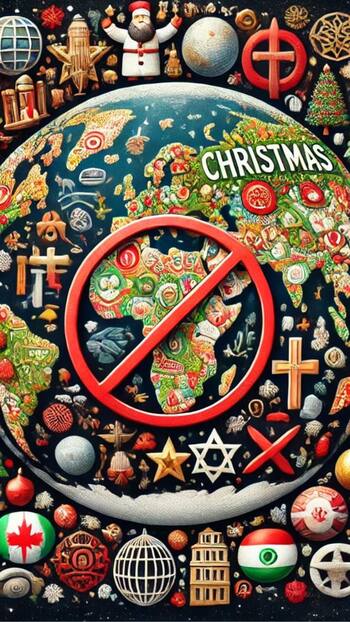 5 countries where Christmas is banned