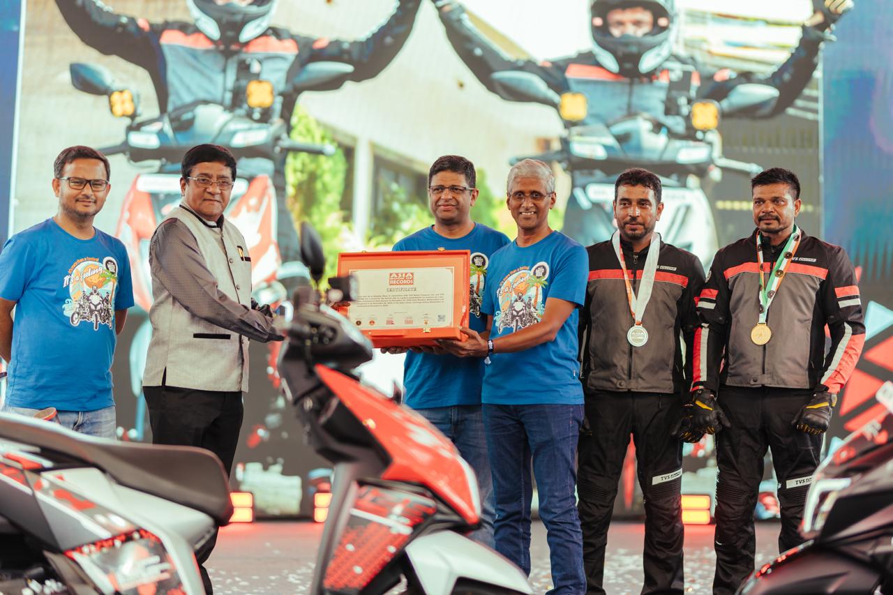 TVS NTORQ Breaks Golden Quadrilateral Record