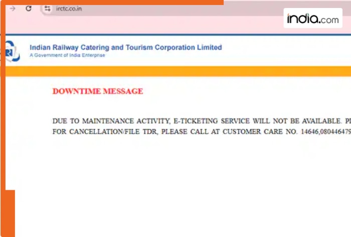 IRCTC DOWN: Massive outage impacts tatkal ticket bookings on New Year’s Eve