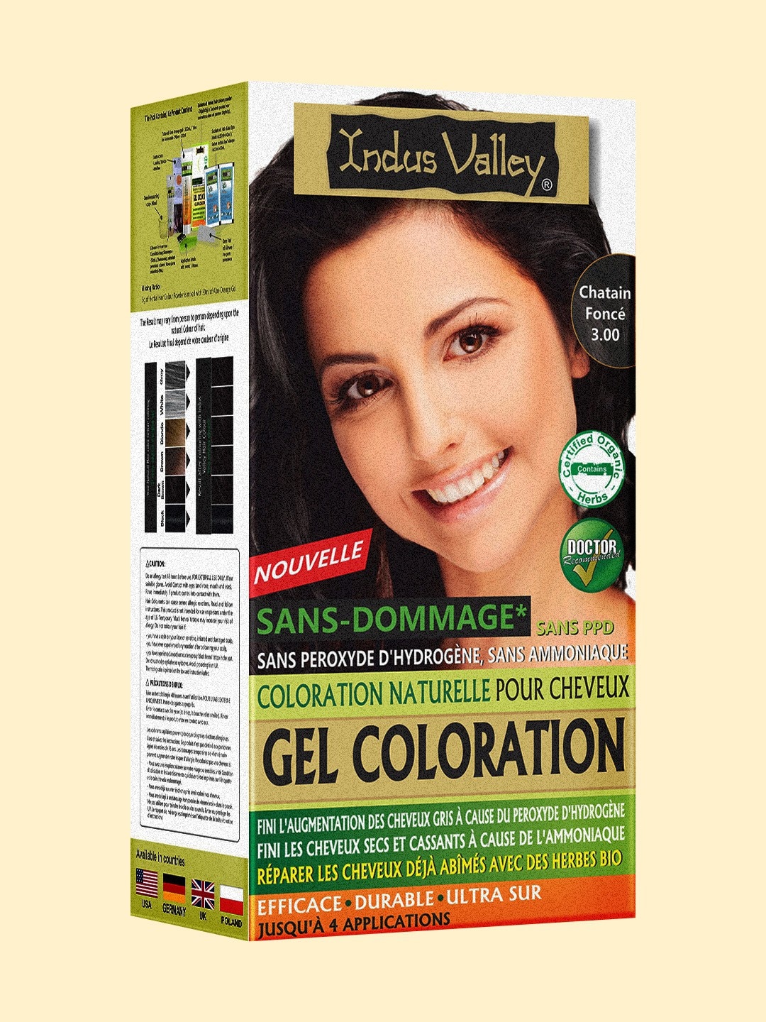 Indus Valley Organically Natural Gel Hair Color