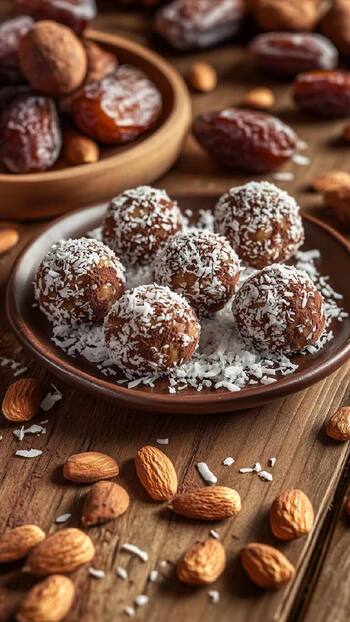 Make Healthy No Bake Almond Date Balls At Home