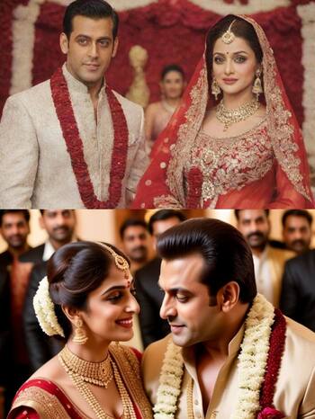 शादी के जोड़े में बेस्ट कपल लगे Aishwarya और Salman, देखें क्यूट तस्वीरें
