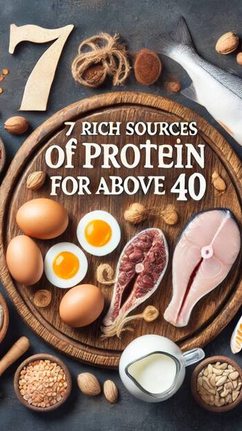 7 rich sources of protein for women above 40
