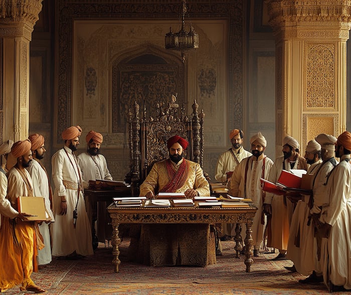 How was the budget during the Mughal rule