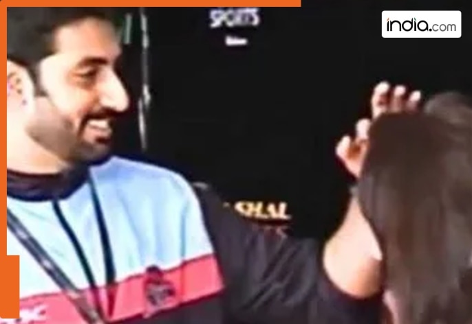 Watch: Amid divorce rumours, video of Abhishek Bachchan fixing Aishwarya Rai’s hair goes viral, fans say ‘So romantic…’