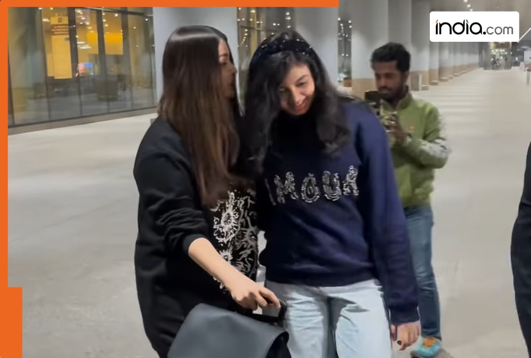 Aishwarya Rai gets concerned after Aaradhya Bachchan suddenly…, asks ‘Who pushed…’ – Watch viral video