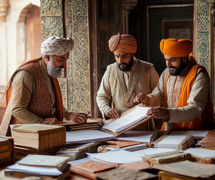 How was the budget during the Mughal rule