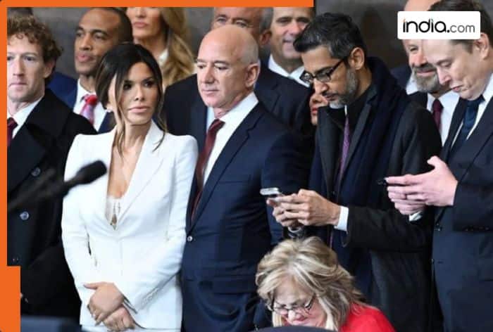 I know Sundal Pichai, Elon Musk, who uses the phone in Trump's oathing ceremony, which phone is used.