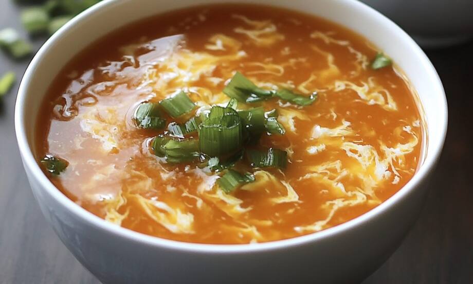 Warm Up With This Easy Tomato Egg Drop Soup Recipe
