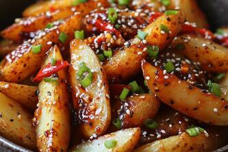 Make Delicious Honey Chilli Potatoes In Just A Few Simple Steps