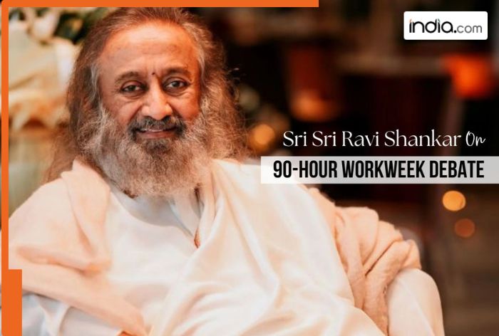 Gurudev Sri Sri Ravi Shankar on 90-Hour Workweek Debate, says “It’s not how long you should work, but how…”