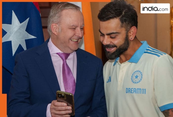 Australia PM Anthony Albanese with Virat Kohli, Australia PM Anthony Albanese with India cricket Team, Australia PM Anthony Albanese with Indian team, Australia PM Anthony Albanese with Jasprit Bumrah, Australia PM Anthony Albanese with Rohit Sharma, India vs Australia, IND vs AUS, BGT, Border-Gavaskar Trophy 2024-25, cricket, cricket news, sports news