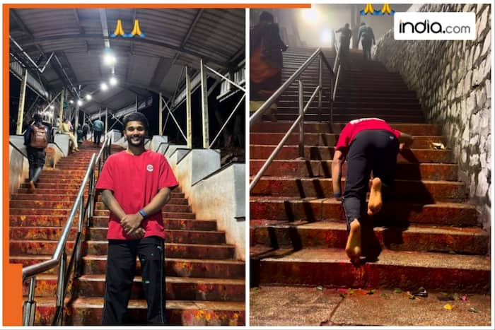 Nitish Kumar Reddy, India, Test Cricket, Border-Gavaskar Trophy, India vs England 2025, India vs Australia 2024 25, Nitish Kumar Reddy visits Tirupati Temple, Nitish Kumar Reddy climbs stairs of Tirupati temple on his knees