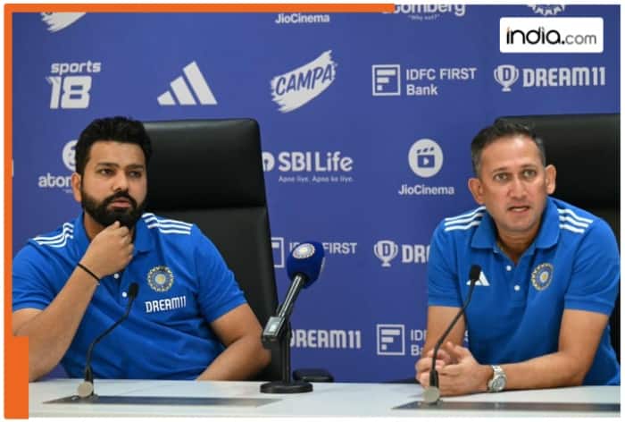 India Champions Trophy squad, Champions Trophy, Champions Trophy 2025, Indian cricket team, Rohit Sharma, Virat Kohli, Ravindra Jadeja, Jasprit Bumrah, Yashasvi Jaiswal, Ajit Agarkar, India squad for Champions Trophy, Champions Trophy squad, Ajit Agarkar Rohit Sharma press conference, Rohit Sharma press conference, Karun Nair,