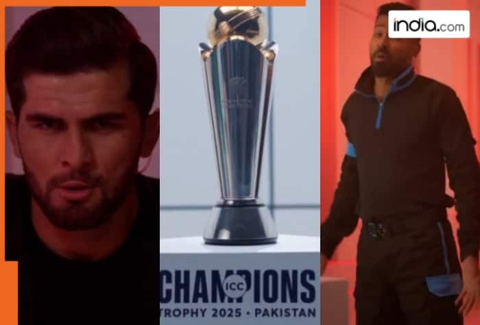 ICC Champions Trophy 2025, ICC Champions Trophy 2025 video, Shaheen Afridi, Hardik Pandya, Tom Cruise, Captain America, cricket, cricket news, sports news