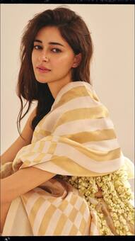 Ananya Panday ditches traditional blouse with organza saree, instead wears...