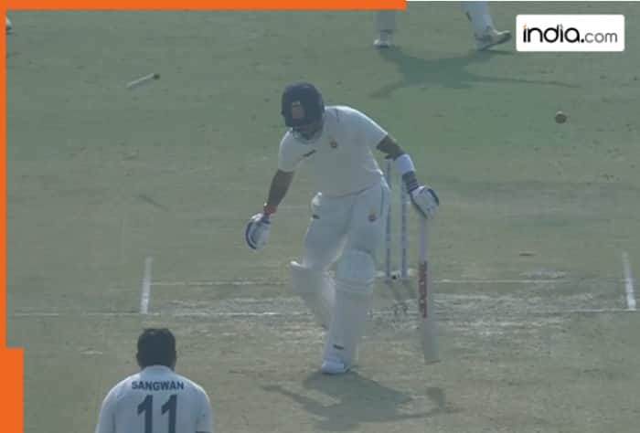 Virat Kohli, Himanshu Sangwan, Delhi vs Railways, Ranji Trophy, Arun Jaitley Stadium, Cricket, cricket news, latest cricket news,
