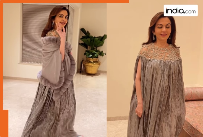 Nita Ambani shines brighter than the stars as she dons a crystal-studded kaftan gown worth Rs…