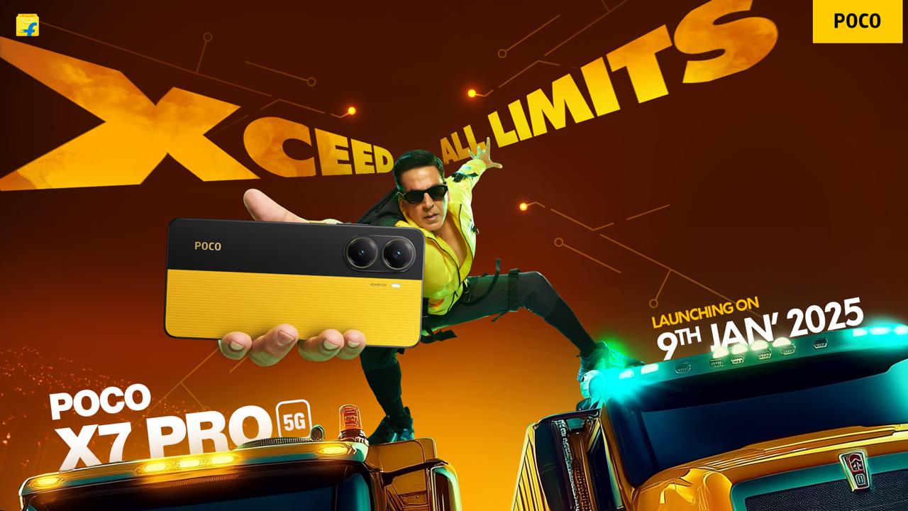 POCO Partners with Akshay Kumar for X7 Series Launch