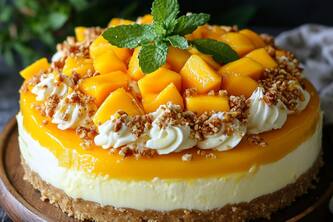 Satisfy Your Sweet Tooth With This Easy Mango Cheesecake Recipe