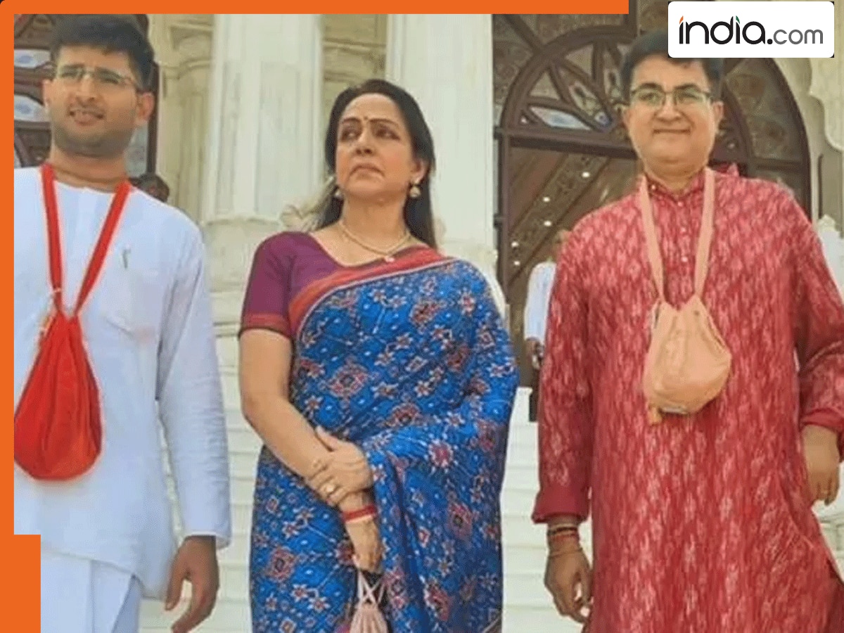 'कुछ खूबसूरत होने वाला है', हेमा मालिनी ने शेयर की इस्कॉन मंदिर की तस्वीरें