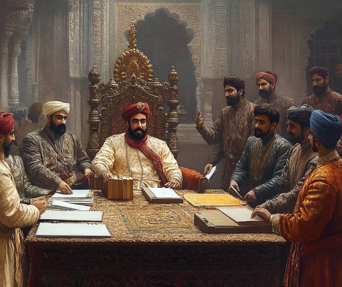 How was the budget during the Mughal rule