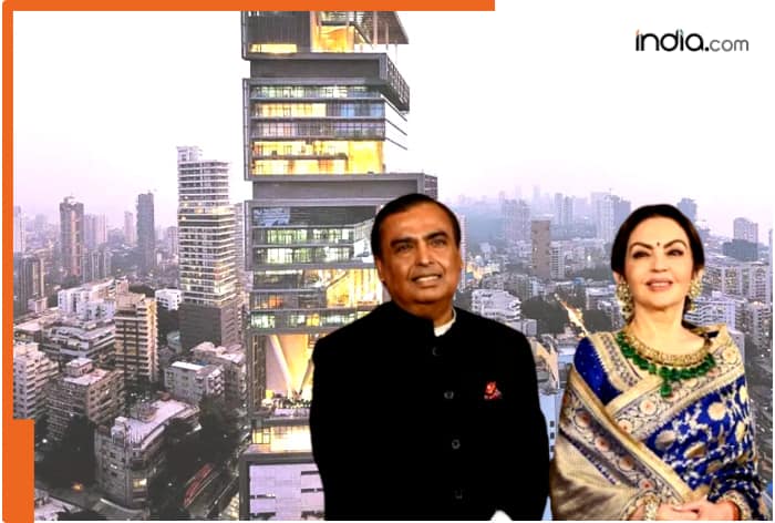 Mukesh Ambani, Nita Ambani live in world's most expensive home Antilia, per month electricity bill of Rs 15000 crore mansion is Rs... 2 mukesh ambani antilia