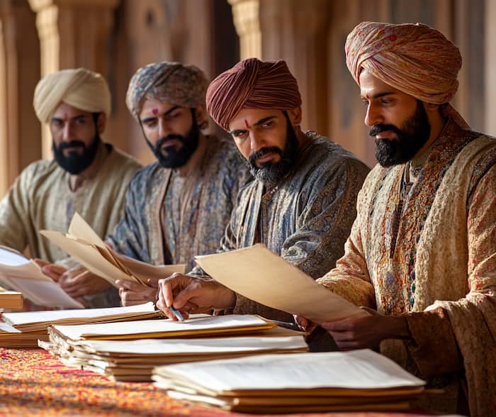 How was the budget during the Mughal rule