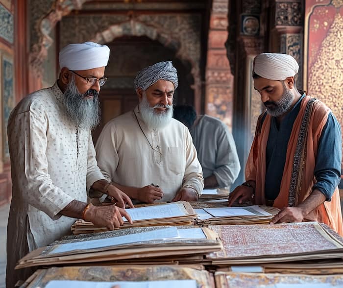 How was the budget during the Mughal rule