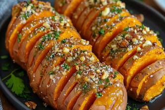 Elevate Your Meals With This Hasselback Sweet Potatoes Recipe