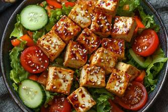 Learn How To Prepare A Flavorful Tofu Salad In Just Minutes