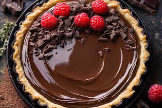 Impress Guests With This Easy Chocolate Tart Recipe