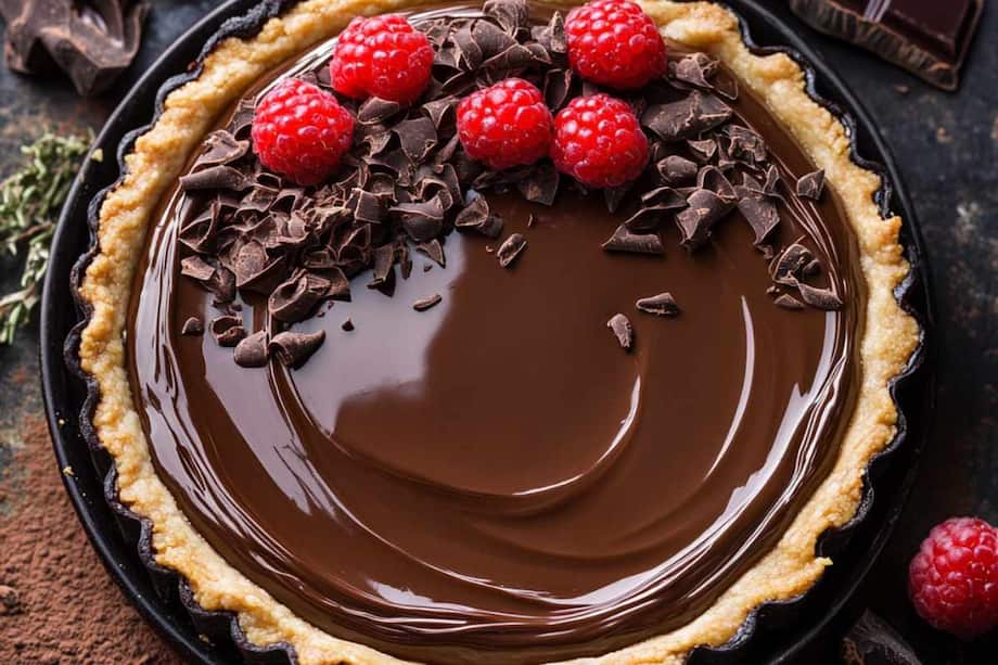 Impress Guests With This Easy Chocolate Tart Recipe
