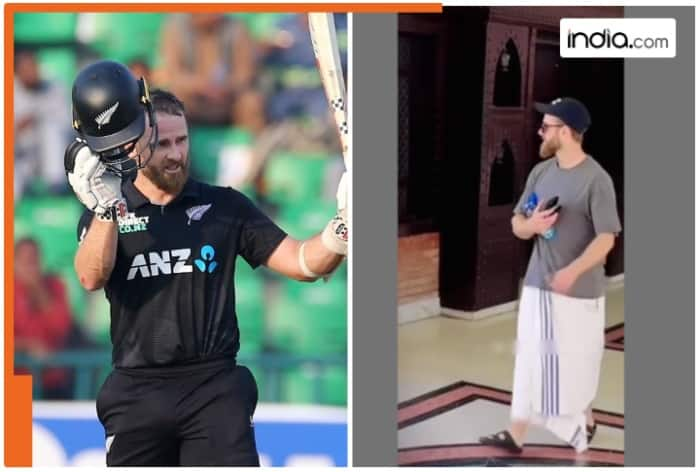 Kane Williamson, Kane Williamson news, Kane Williamson dhoti viral video, New Zealand vs Pakistan Champions Trophy, Kane Williamson dhoti, Kane Williamson Champions Trophy, Cricket News