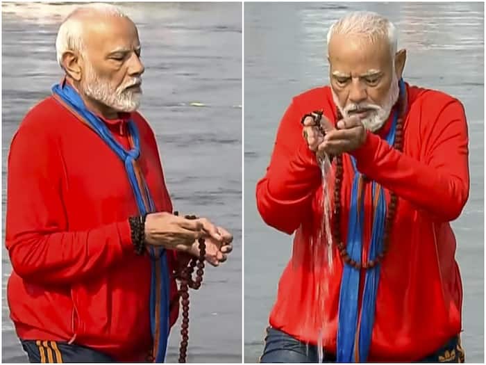 Narendra Modi In Maha Kumbh Mela Photos