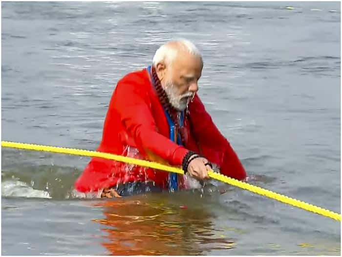 PM Narendra Modi In Maha Kumbh Mela