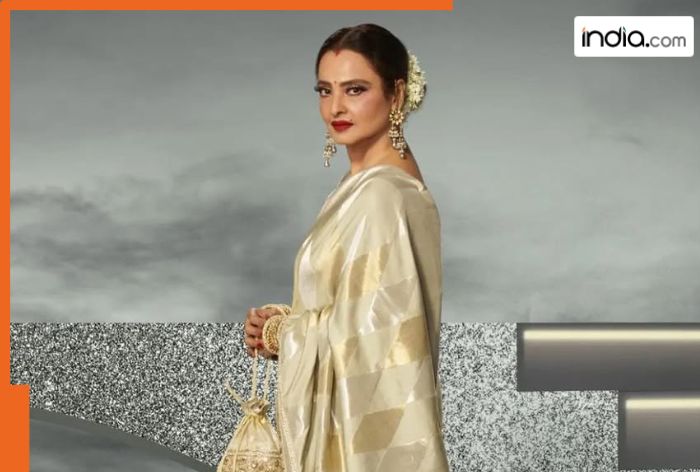 Rekha gave her first kissing scene at 15, co-star forcefully kissed her, the actor was…, the film was…