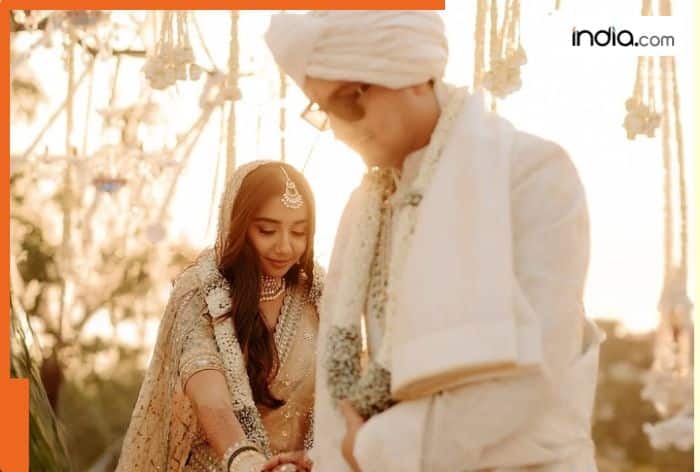 Prajkata Koli got married to Vrishank Khanal in an intimate ceremony