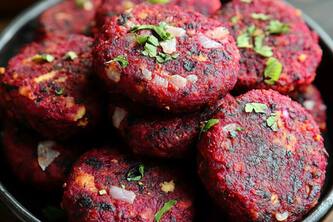 Elevate Your Snack Game With Homemade Beetroot Paneer Tikki