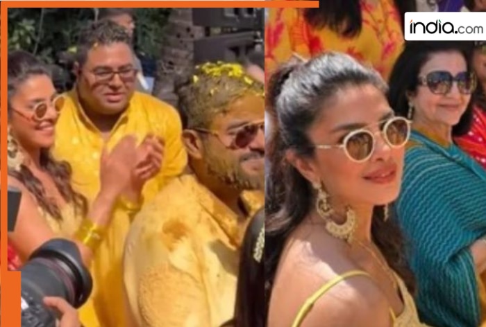 Video of Priyanka Chopra dancing to ‘Maahi Ve’ and ‘Chaiyya Chaiyya’ at brother Siddharth Chopra’s haldi ceremony goes viral, watch