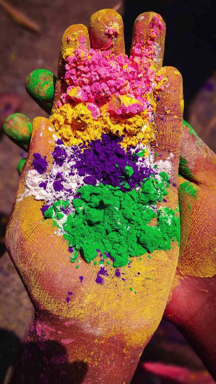 folk dance song in festival of holi in barsana