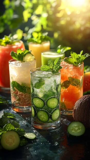8 Refreshing Cucumber Drinks For Summer