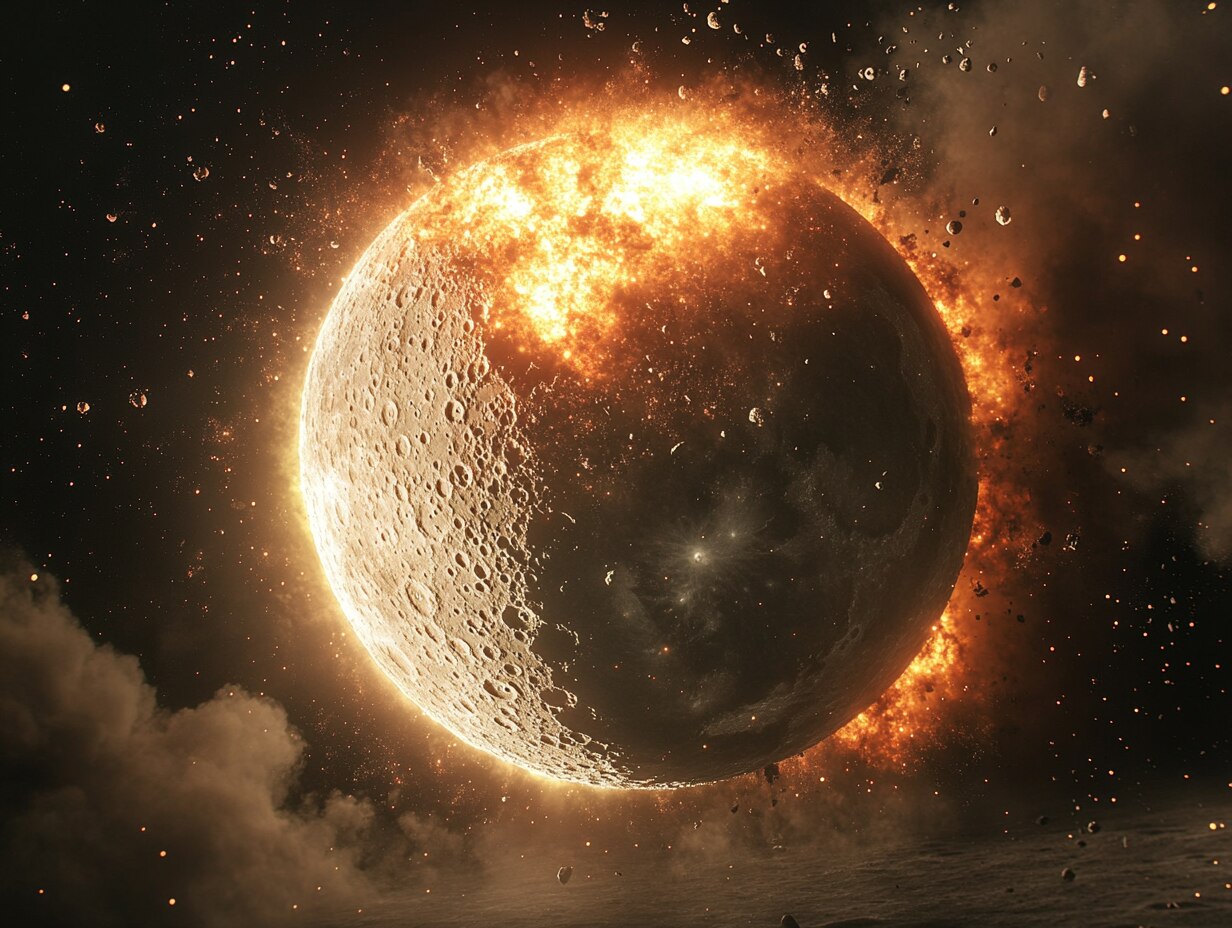 Splitt Moon क्या सच में चांद के हो जाएंगे दो टुकड़े? वैज्ञानिकों की भविष्यवाणी से ...