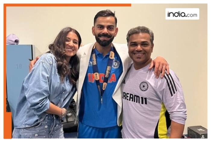 Virat Kohli,Virat Anushka chemistry,sports and entertainment couple,PDA moments,cricketer and actress relationship,couple goals,Champions Trophy,Anushka Sharma